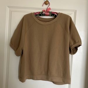 Madewell short sleeve sweatshirt